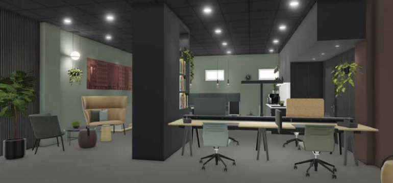 4381 - Visualisering av ny innvendig planløsning etter renovering